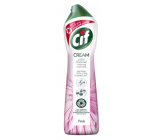 Cif Cream Pink Flower abrazivní čistící tekutý písek 500 ml