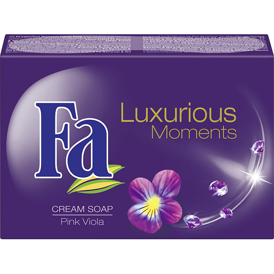 Fa Luxurious Moments Pink Viola toaletní mýdlo 100 g