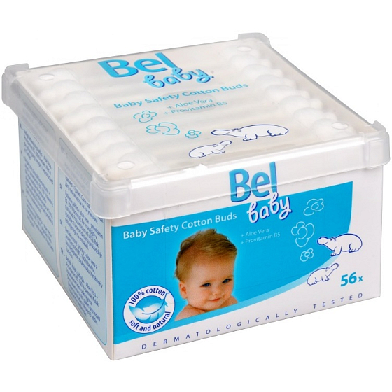 Bel Baby Vatové tyčinky v krabičce 56 kusů
