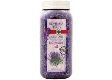 Bohemia Gifts Lavender s extraktem z bylin regenerační sůl do koupele 900 g