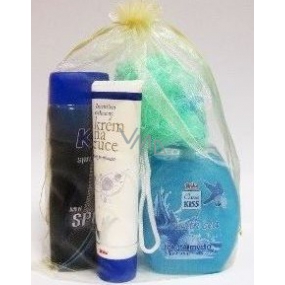 Mika Mýdlo 500 ml + sprchový gel 300 ml + krém na ruce 100 ml + houba 1 kus, kosmetická sada