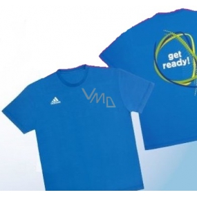 Adidas tričko velikost L modré pro muže 1 kus