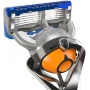Gillette Fusion ProGlide Flexball Power Silver holicí strojek + náhradní hlavice 1 kus + baterie 1 kus, pro muže