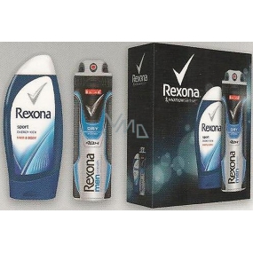 Rexona Men Cobalt Sport Energy Kick sprchový gel 250 ml + deodorant sprej pro muže 150 ml, kosmetická sada