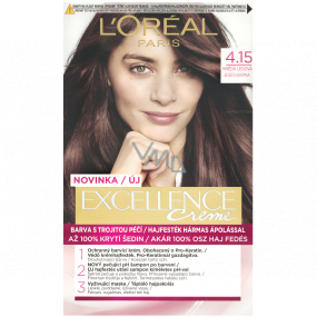 Loreal Paris Excellence Creme barva na vlasy 4.15 Hnědá ledová