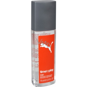 Puma Time To Play Man parfémovaný deodorant sklo pro muže 75 ml Tester