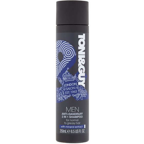 Toni&Guy Men Anti-Dandruff 2v1 šampon na vlasy a sprchový gel 250 ml