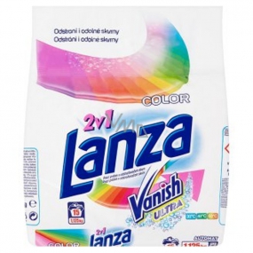 Lanza Vanish Ultra 2v1 Color prací prášek s odstraňovačem skvrn 15 praní 1,125kg