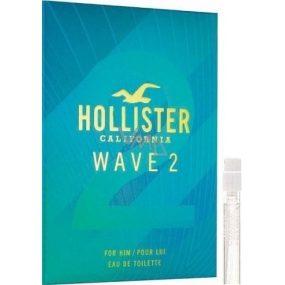 Hollister Wave 2 for Him toaletní voda 2 ml s rozprašovačem, vialka