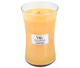 WoodWick Seaside Mimosa - Mimóza na pobřeží vonná svíčka s dřevěným knotem a víčkem sklo velká 609,5 g