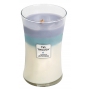 WoodWick Trilogy Calming Retreat - Uklidňující a relaxační vonná svíčka s dřevěným knotem a víčkem sklo velká 609,5 g