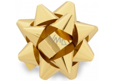 Nekupto Hvězdice střední metal zlatá 6,5 cm HX 127 01