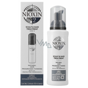Nioxin Systém 2 Scalp & Hair Bezoplachová péče pro výrazně řídnoucí přírodní jemné vlasy 100 ml