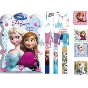 Disney Frozen Toaletní voda 9 5 ml + Tetování + Záložka + Tužka + taška na překvapení dárková sada s překvapením
