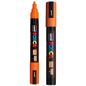 Posca Univerzální akrylátový popisovač 1,8 - 2,5 mm Oranžová PC-5M
