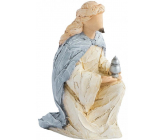 Arora Design Tři králové Myrha jeden ze tří králů klečících u betlému s myrhou Figurka z pryskyřice 15,5 cm