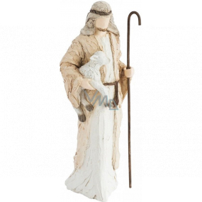 Arora Design Pastýř znázorňuje příchod beránka božího ve vašem betlému Figurka z pryskyřice 22 cm