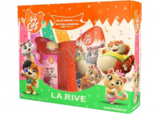 La Rive 44 Cats parfémovaná voda 50 ml + 2v1 sprchový gel a šampon 250 ml, dárková sada pro děti