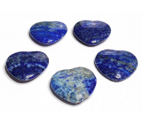 Lapis Lazuli Hmatka, léčivý drahokam ve tvaru srdce přírodní kámen 3 cm 1 kus, kámen harmonie