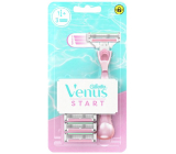 Gillette Venus Start holicí strojek + náhradní hlavice 3 kusy, pro ženy