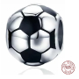 Charm Sterlingové stříbro 925 Fotbalový míč, korálek na náramek sport