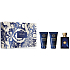 Versace Dylan Blue Pour Homme toaletní voda 50 ml + balzám po holení 50 ml + sprchový gel 50 ml, dárková sada pro muže