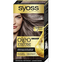 Syoss Oleo Intense Color barva na vlasy bez amoniaku 7-56 Popelavě středně plavý