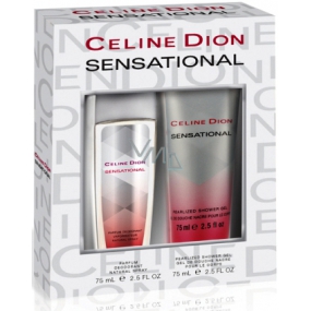 Celine Dion Sensational parfémovaný deodorant 75 ml + tělové mléko 75 ml, kosmetická sada