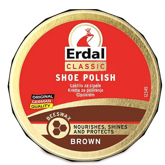 Erdal Krém na obuv Hnědý v dóze 55 ml