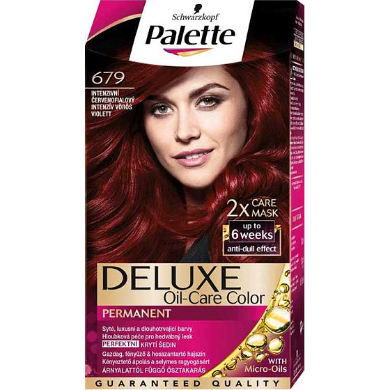 Schwarzkopf Palette Deluxe barva na vlasy 679 Intenzivní červenofialová 115 ml