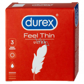 Durex Feel Ultra Thin ultra tenký kondom nominální šířka: 52 mm 3 kusy