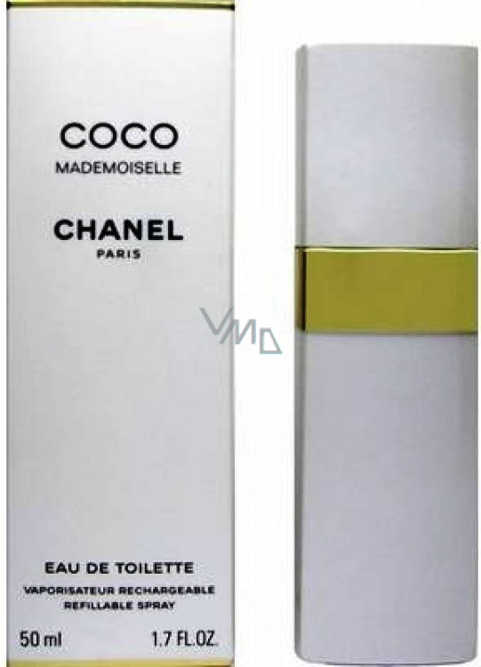 Chanel Coco Mademoiselle eau de toilette refillable bottle for women 50 ml  with spray