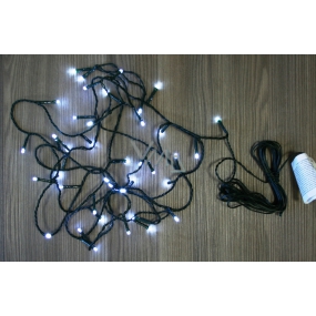 Emos Osvětlení vánoční 4 m, 40 LED bílá + 5 m přívodní kabel