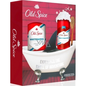 Old Spice White Water deodorant sprej pro muže 125 ml + voda po holení 100 ml, kosmetická sada