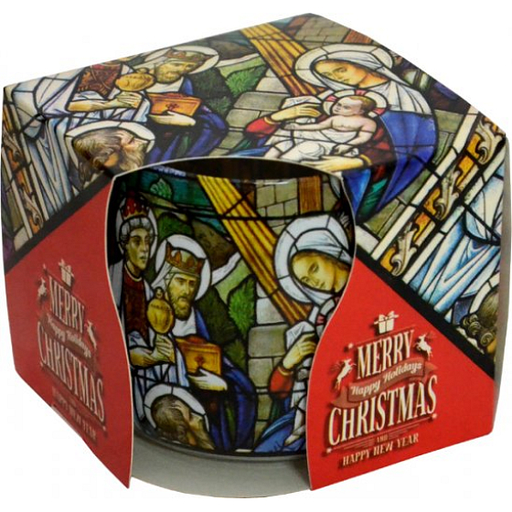 Admit Christmas Vitráž aromatická svíčka ve skle 100 g