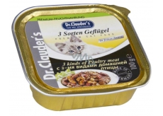 Dr. Clauders Drůbeží kousky - 3 druhy masa v omáčce 100 g