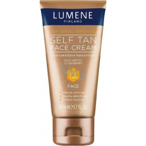 Lumene Natural Bronze Self Tan Face Cream Samoopalovací krém na obličej 50 ml