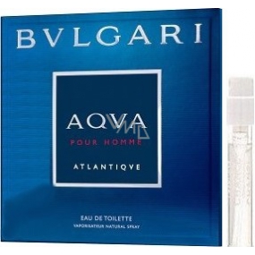 Bvlgari Aqva pour Homme Atlantiqve toaletní voda pro muže 1,5 ml s rozprašovačem, vialka