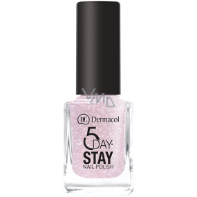 Dermacol 5 Day Stay Dlouhotrvající lak na nehty 04 Nude Glam 11 ml