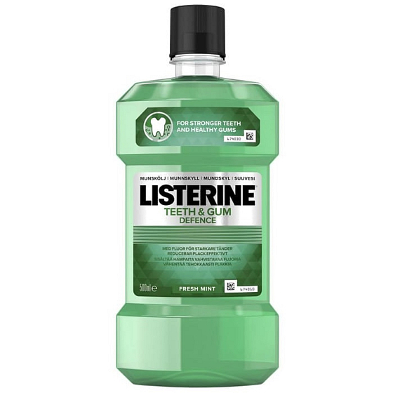 Listerine Teeth & Gum Defence Freshmint antiseptická ústní voda 500 ml