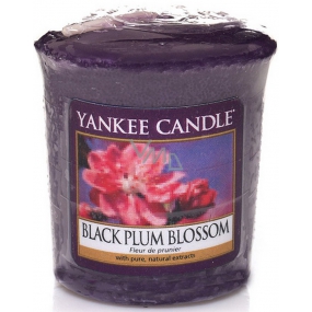 Yankee Candle Black Plum Blossom - Květ černé švestky vonná svíčka votivní 49 g