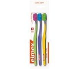 Elmex Swiss Made Ultra Soft ultra měkký zubní kartáček 3 kusy