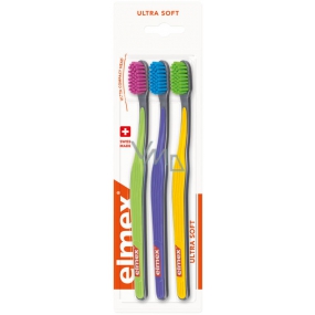 Elmex Swiss Made Ultra Soft ultra měkký zubní kartáček 3 kusy