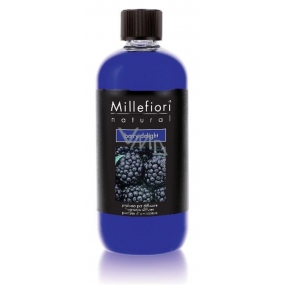 Millefiori Milano Natural Berry Delight - Ovocné potěšení Náplň difuzéru pro vonná stébla 500 ml