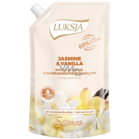 Luksja Essence Jasmín & vanilka tekuté mýdlo náhradní náplň 400 ml