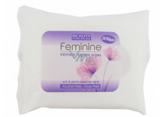 Beauty Formulas Feminine vlhčené ubrousky pro intimní hygienu 20 kusů