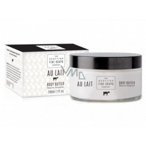 Scottish Fine Soaps Au Lait tělové máslo pro všechny typy pokožky, v dóze 200 ml