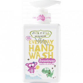 Jack N Jill BIO Sweetness Sladkost tekuté mýdlo na ruce pro děti dávkovač 300 ml