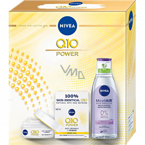 Nivea Face Q10 Power denní krém 50 ml + micelární voda 200 ml, kosmetická sada