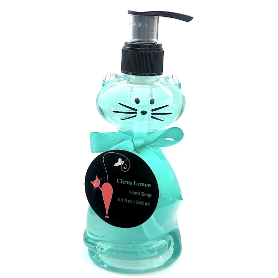 Salsa Collection Kočka Citrus Lemon tekuté mýdlo dávkovač 240 ml